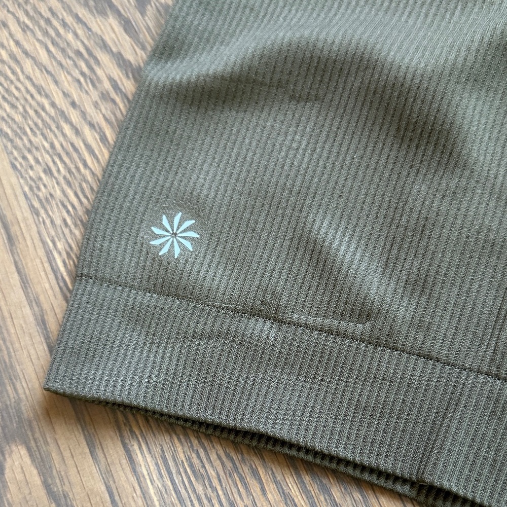 Athleta Girl Olive Ribbed Tank - Picture 4 of 5